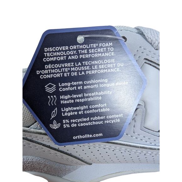 New Balance 550 Granite/Quartz Grey Mens 9.5 Ortholite Lightweight BB550HSB NWOB main image 7